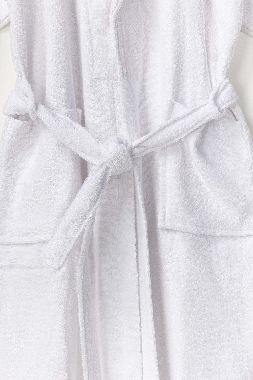 White Combed Bathrobe 25