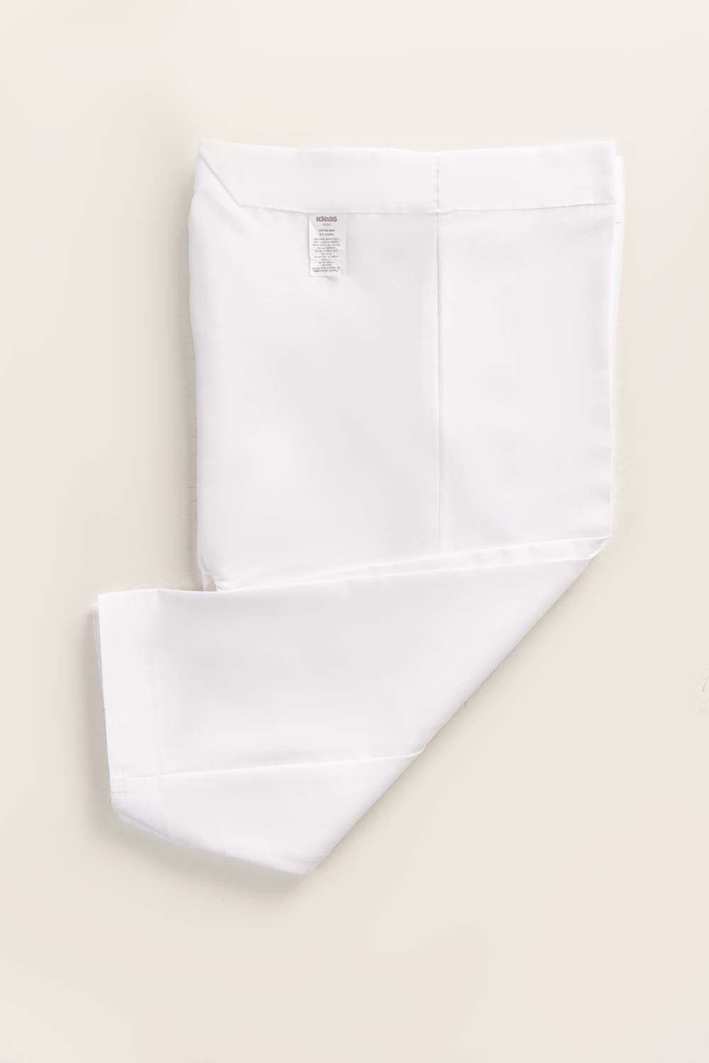 White Basic Kids Shalwar SH-BLD22-001