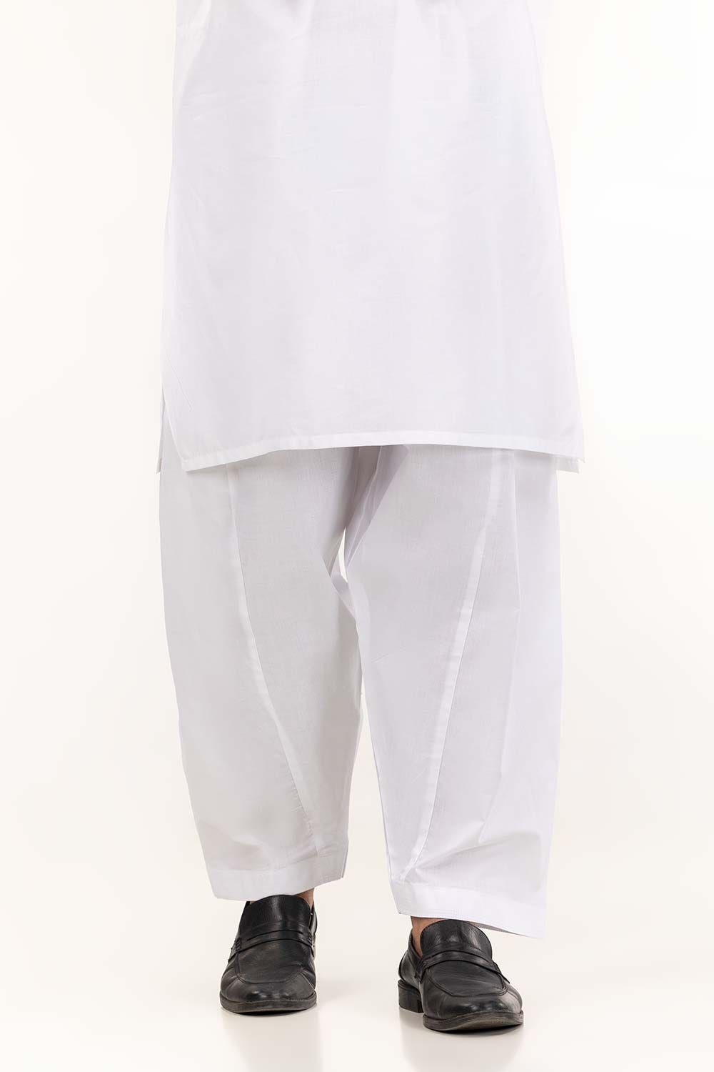 White Basic Shalwar