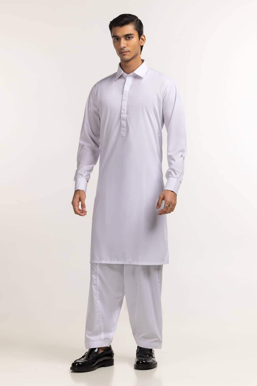 White Basic Suit