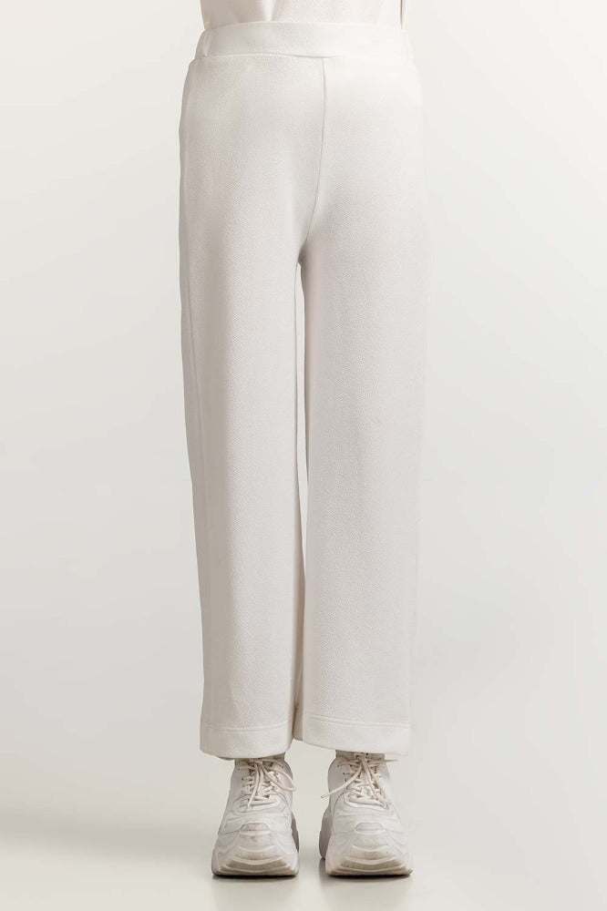 White Basic Trouser