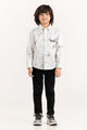 Junior Boy White Button Down Shirt