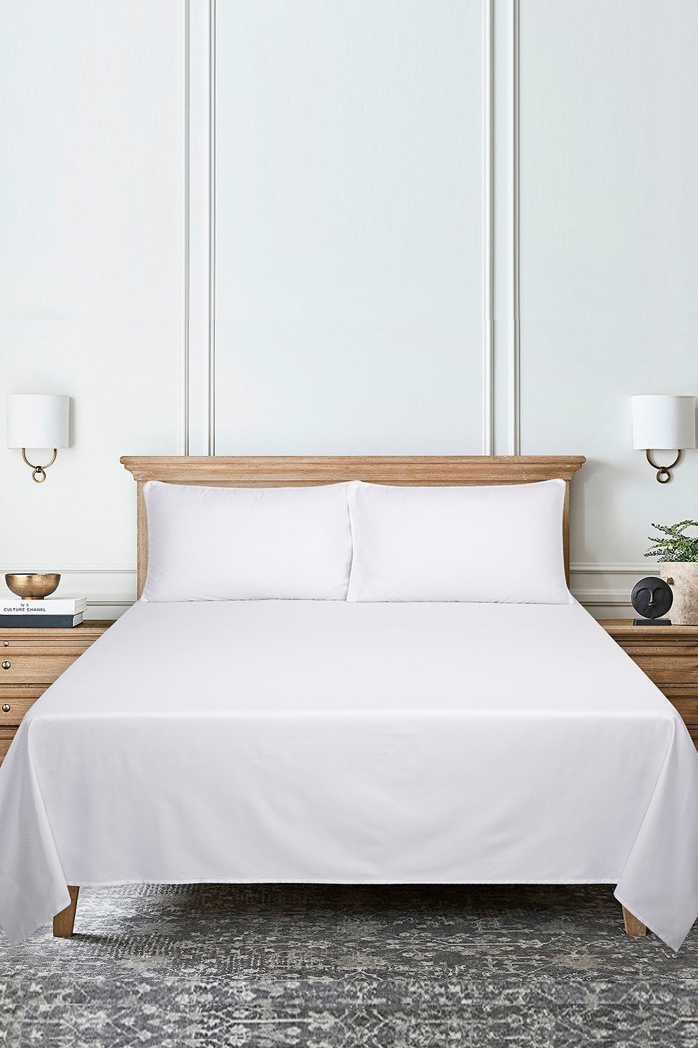 White Cube T-225 Bed Sheet Set