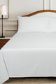 Mfdd-White Dyed Bed Sheet Set