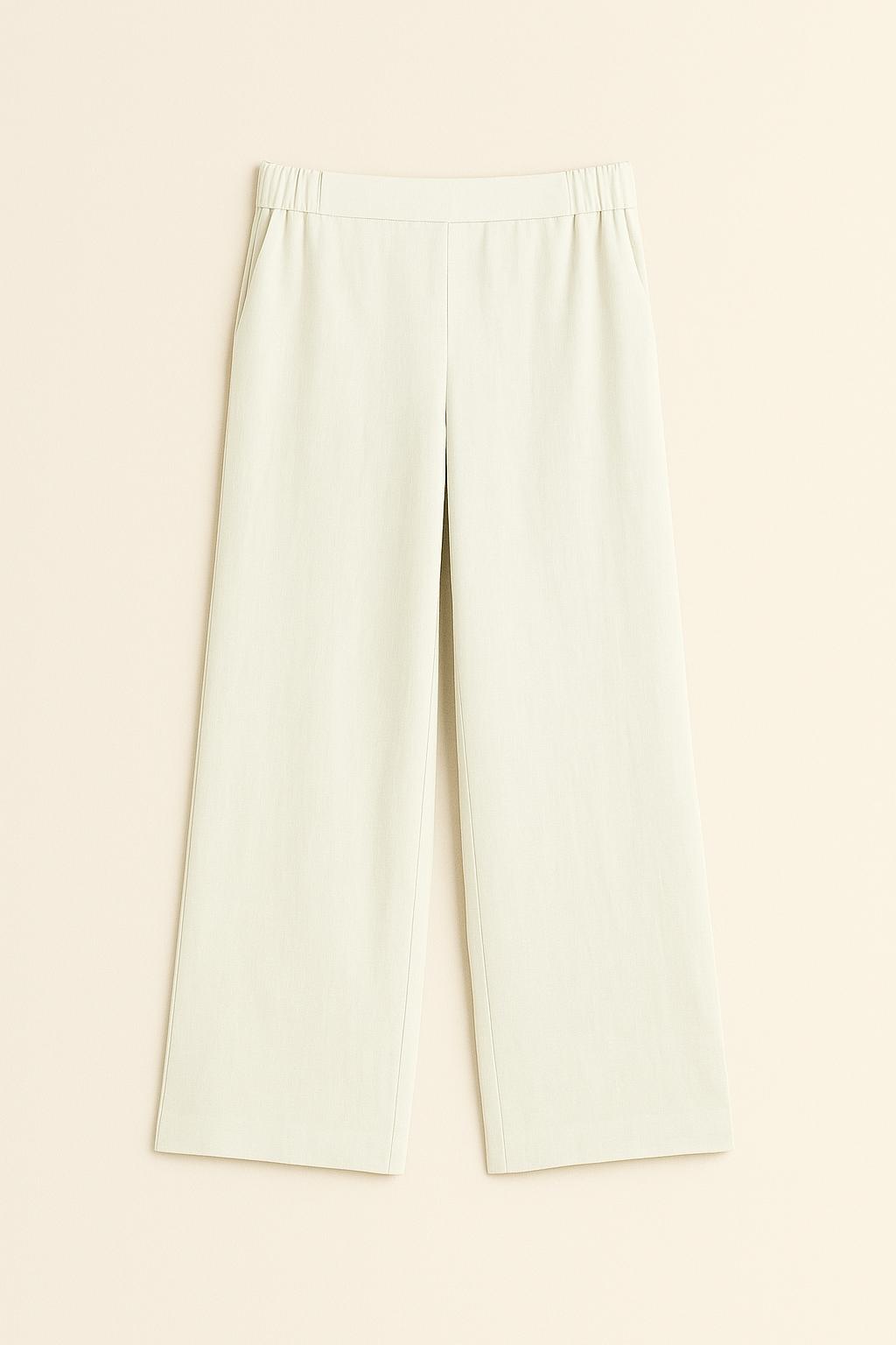 Irish Linen White Pants