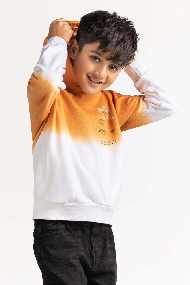 White Printed Sweatshirt