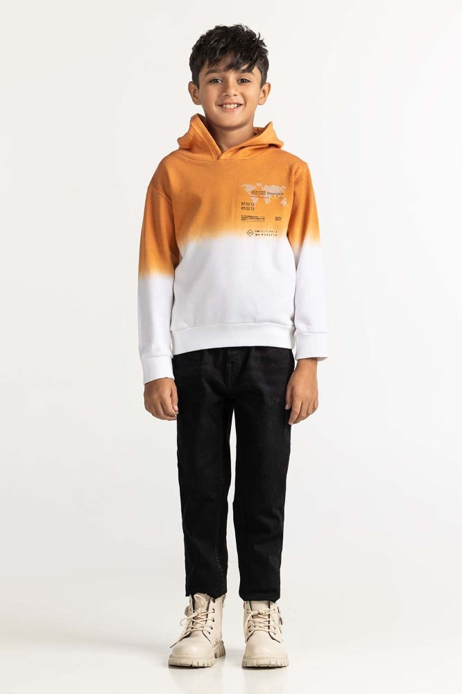 White Printed Sweatshirt