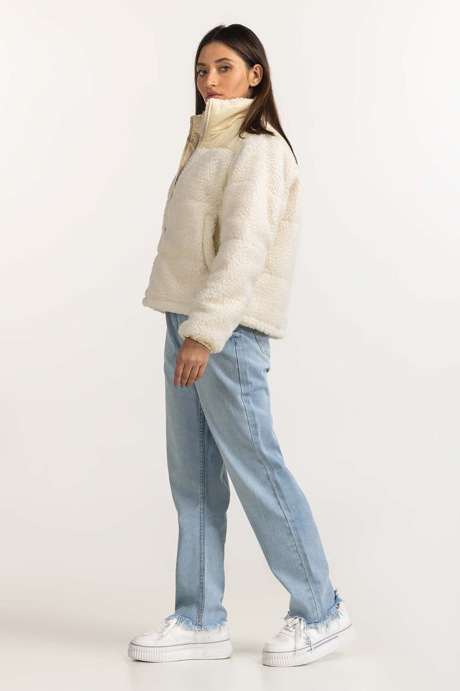 White Puffer Jacket