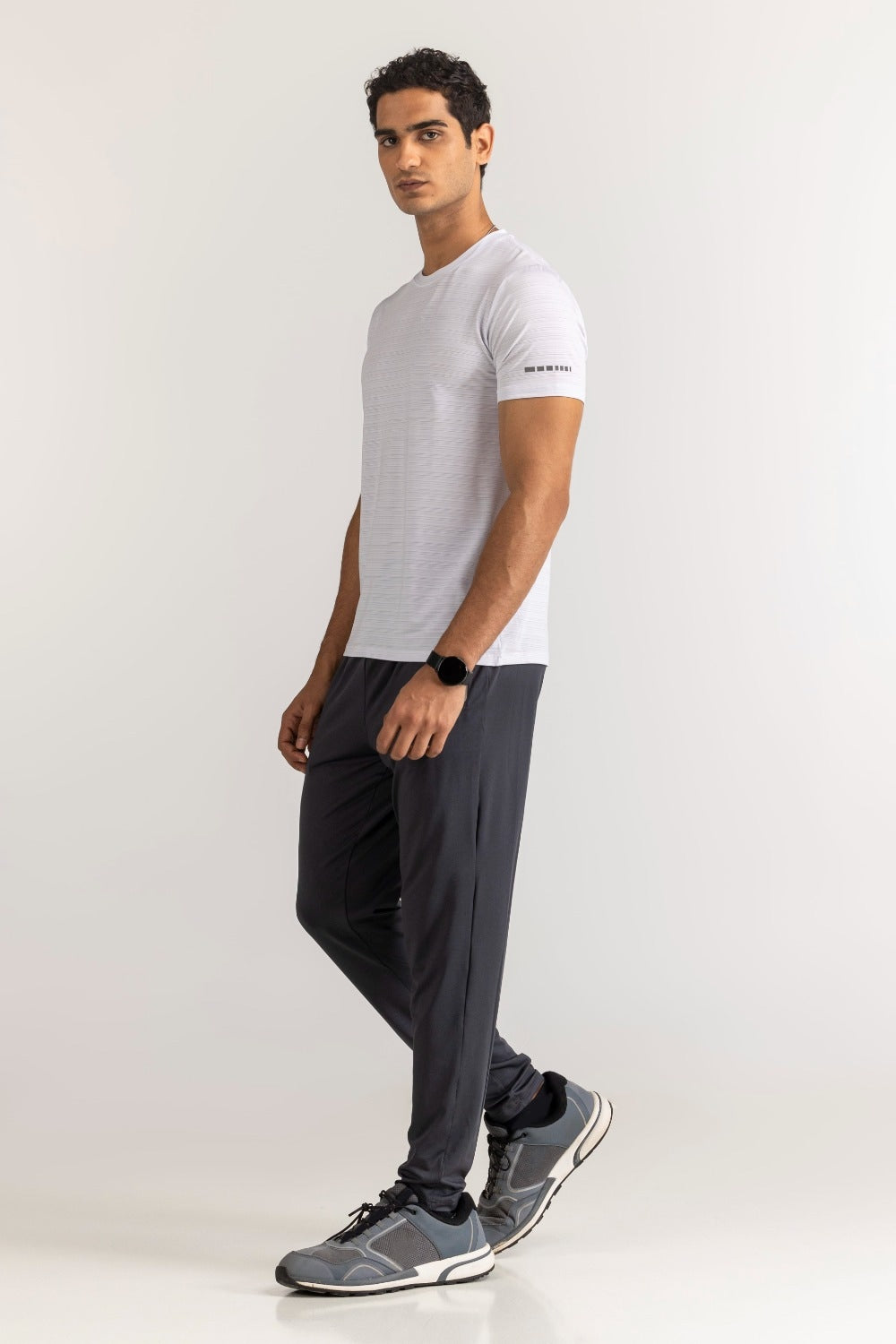 White Textured Tee