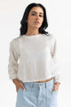 White Woven Blouse