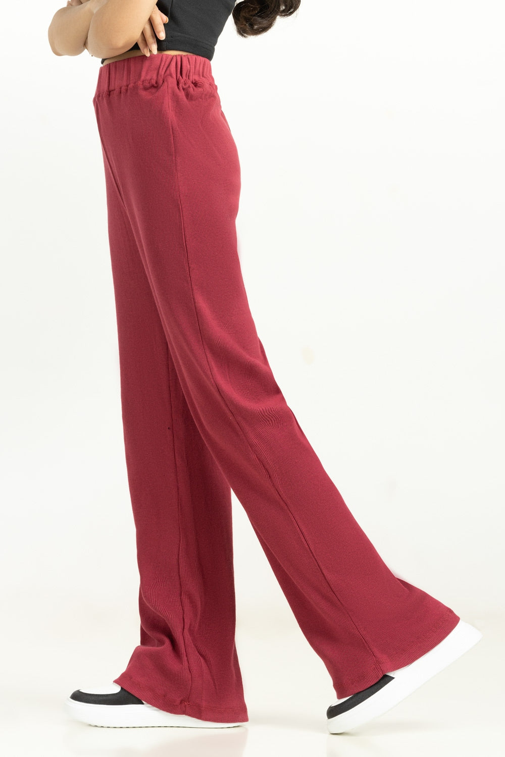 Red Women Trousers