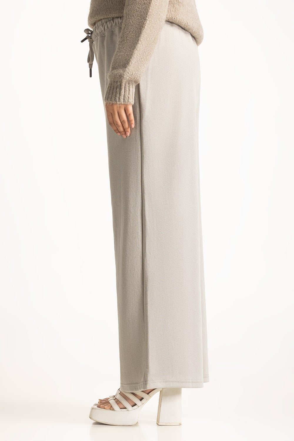 Women Knitted Bottom Regular Fit
