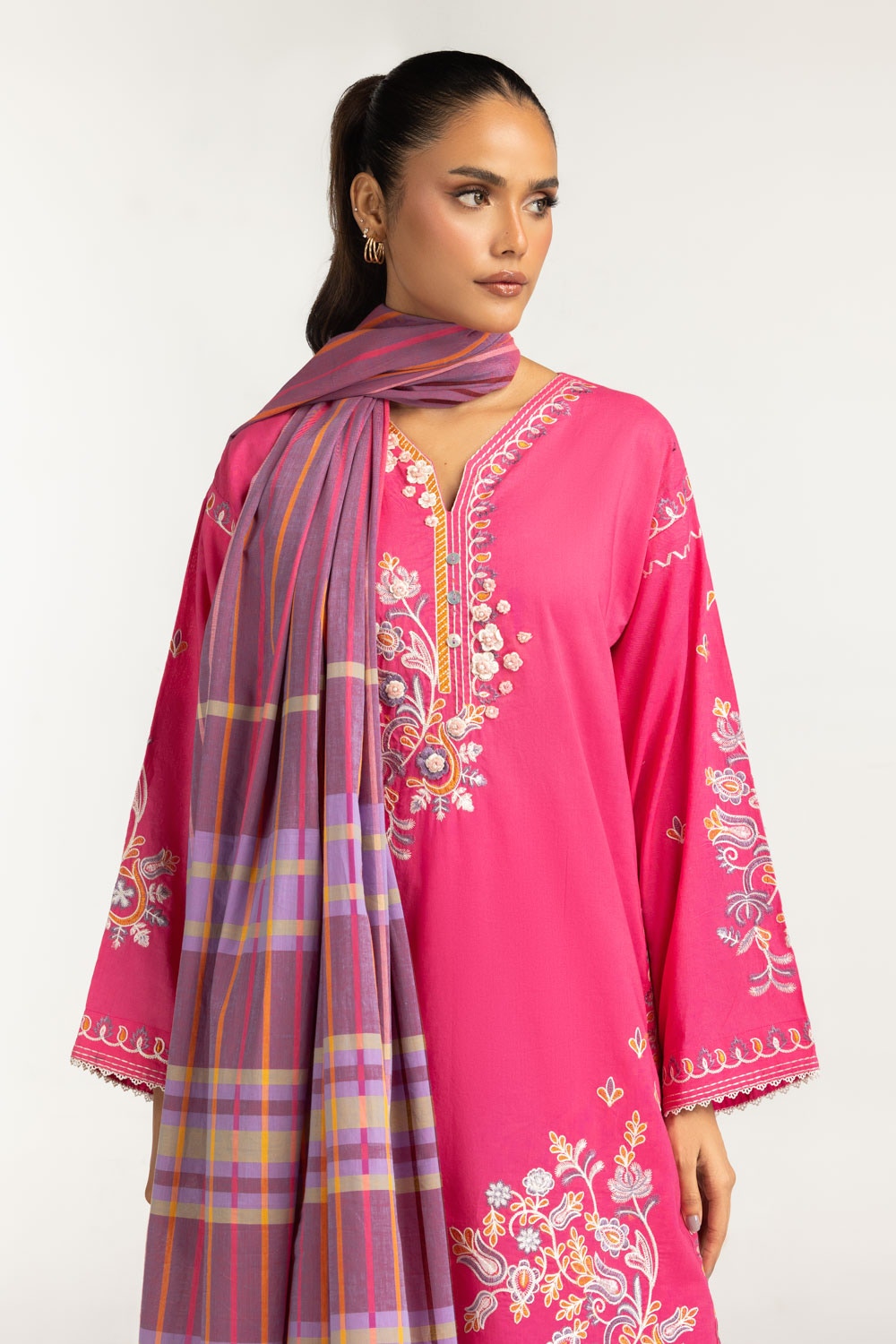 yarn-dyed Dupatta