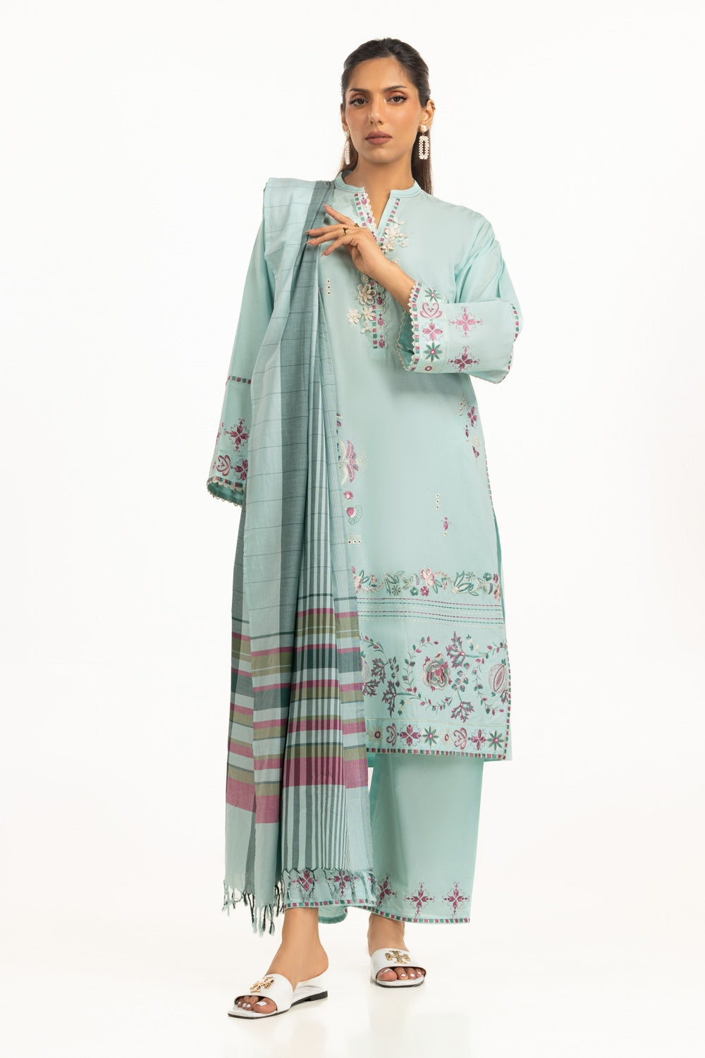 yarn-dyed Dupatta