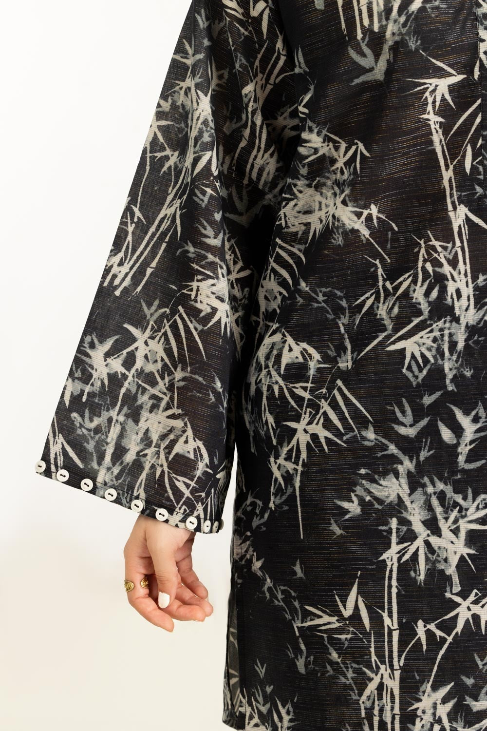 Zari Stripe Printed Co-Ord Set