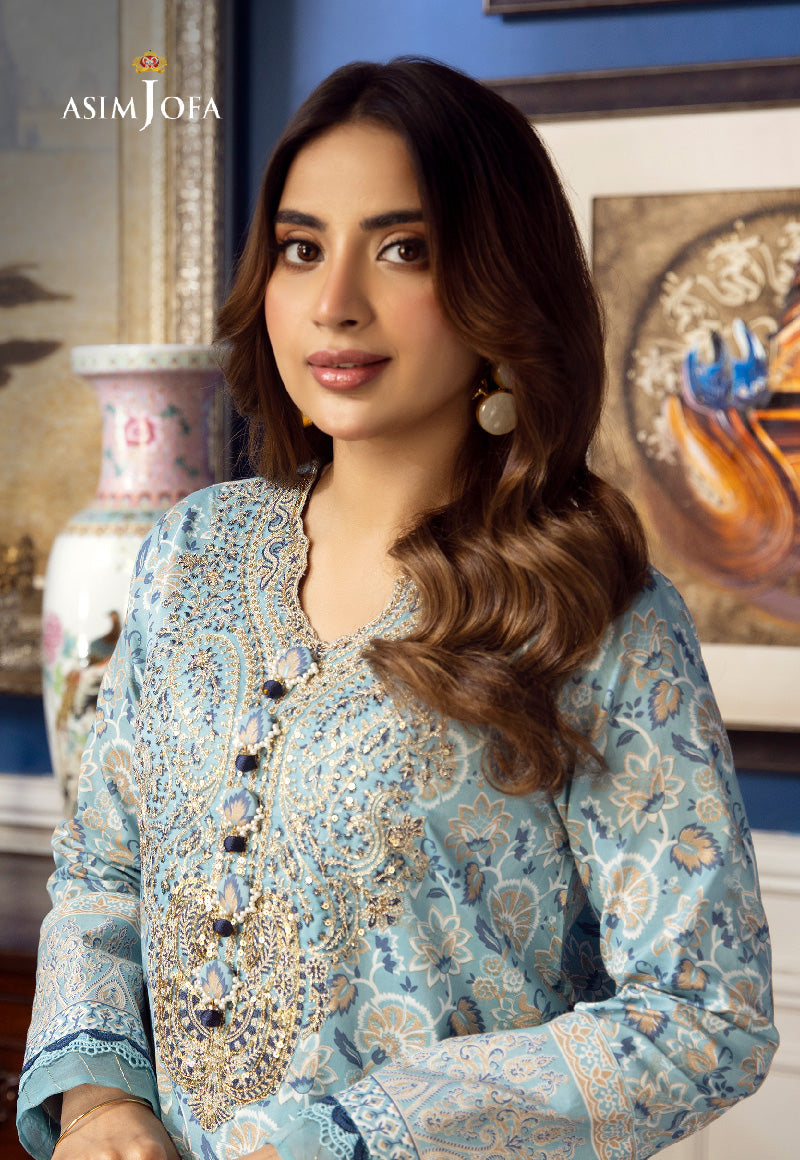 AJAI-29  EMBROIDERED CAMBRIC 2 PCS