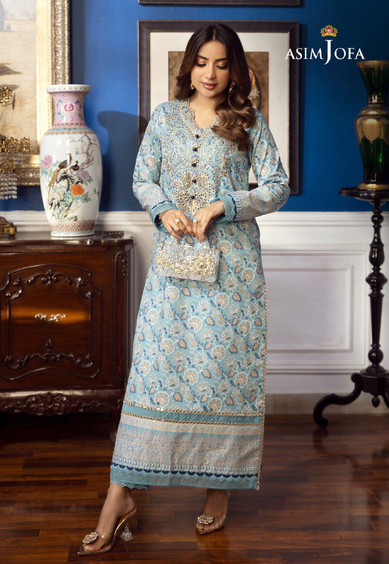 AJAI-29  EMBROIDERED CAMBRIC 2 PCS